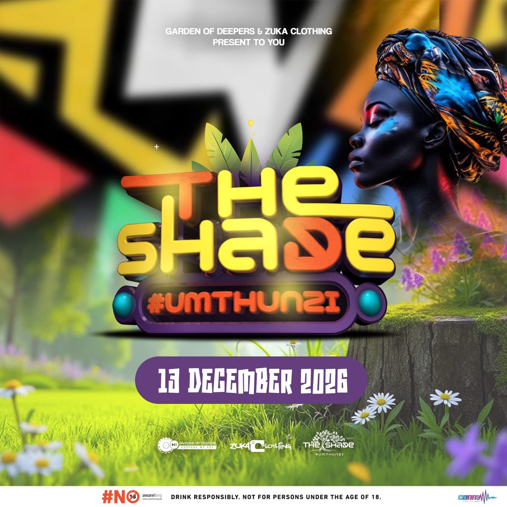 The Shade event poster for 13 December 2026